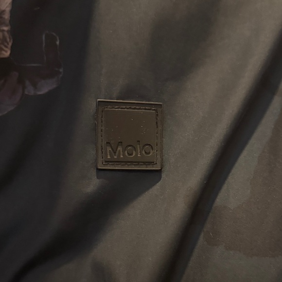 Molo Navy Camouflage Kids Puffer Jacket - Picture 2 of 9